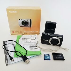 Like New! Canon PowerShot A3300 IS Compact Digital Camera 16.0MP CCD Auto Focus